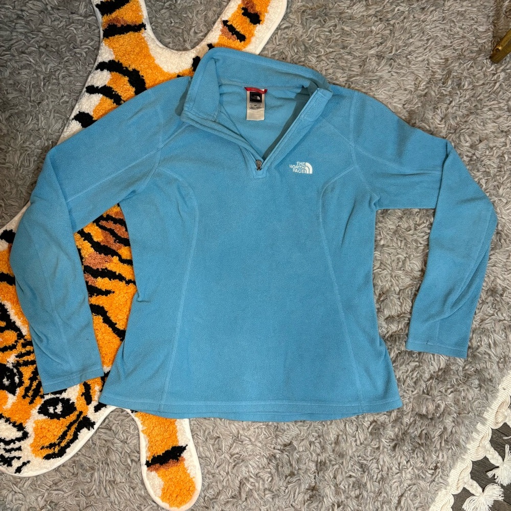 The North Face Light Blue Fleece Pullover